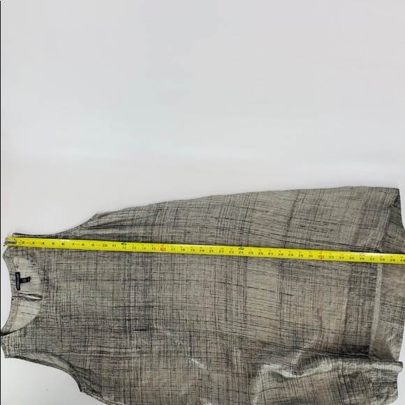 New Eileen Fisher sizeS/P silk cotton sheer dress. - Picture 4 of 7